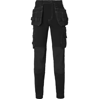 Top Swede women's craftsman trousers 307 full stretch, Black