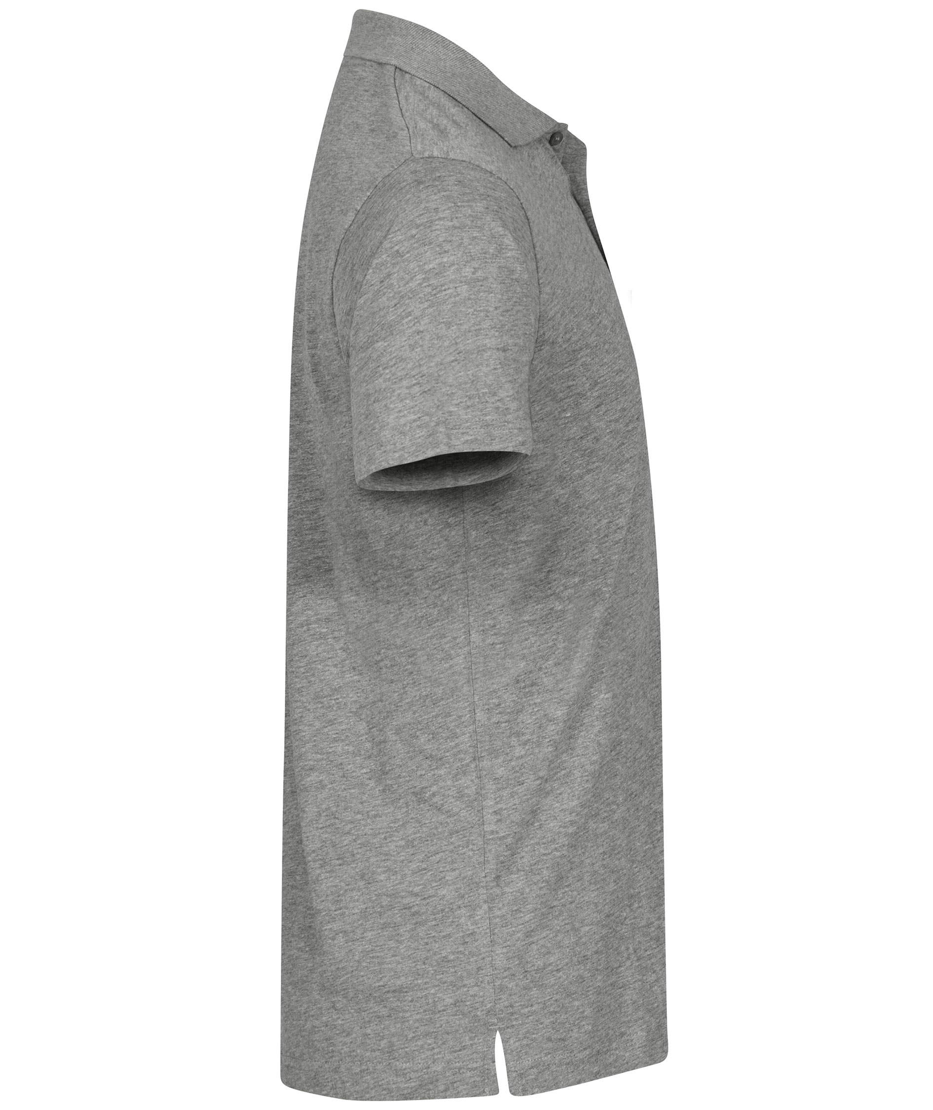 Clique Single Jersey polo T-skjorte, Grey melange, large image number 2