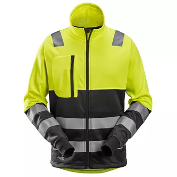 Snickers AllroundWork fleece jacket 8035, Hi-vis Yellow/Black