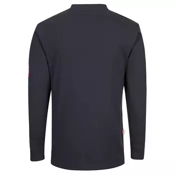 Portwest FR long-sleeved Grandad T-shirt, Marine Blue