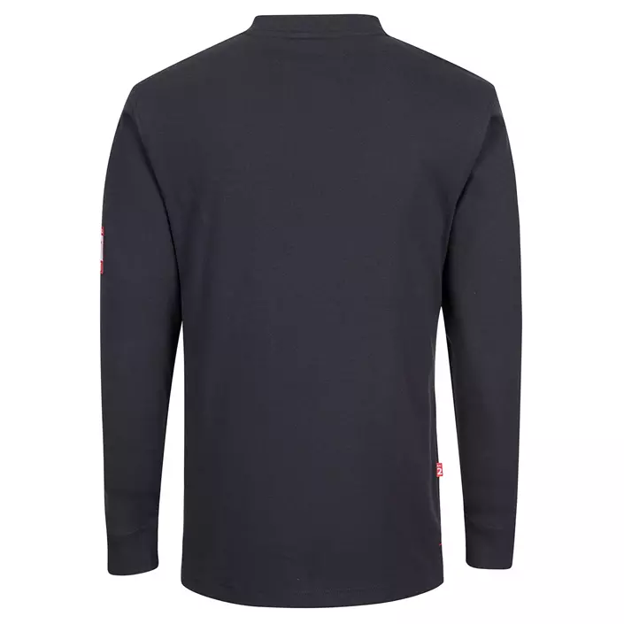 Portwest FR long-sleeved Grandad T-shirt, Marine Blue, large image number 1