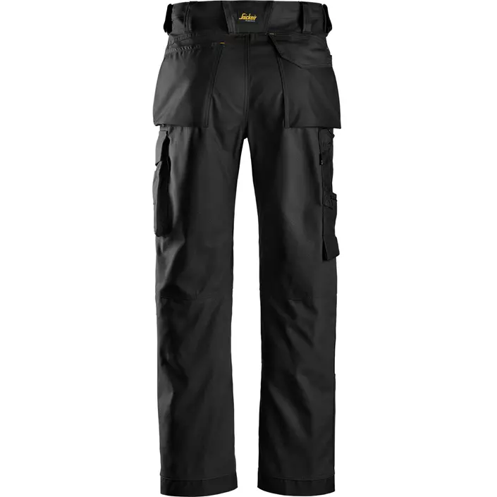 Snickers Canvas+ work trousers, Black, large image number 1