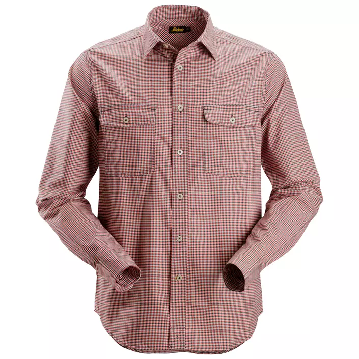 Snickers AllroundWork shirt 8507, Red/Marine Blue, large image number 0