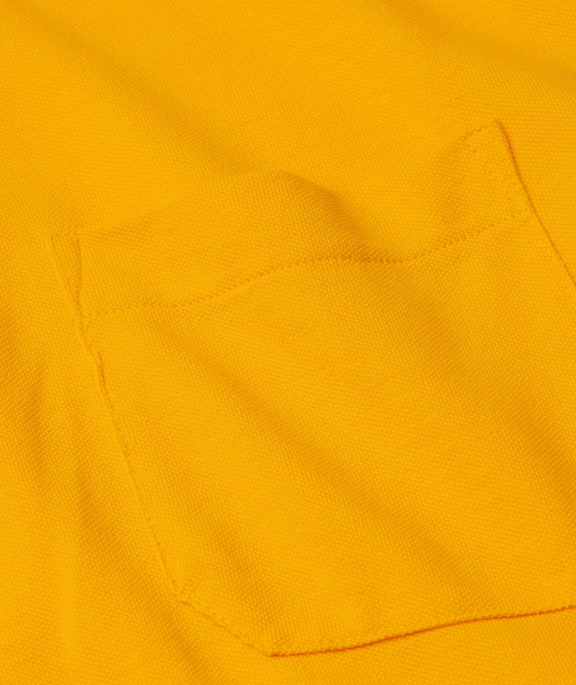 ID Klassisk Polo T-shirt, Gul, large image number 3