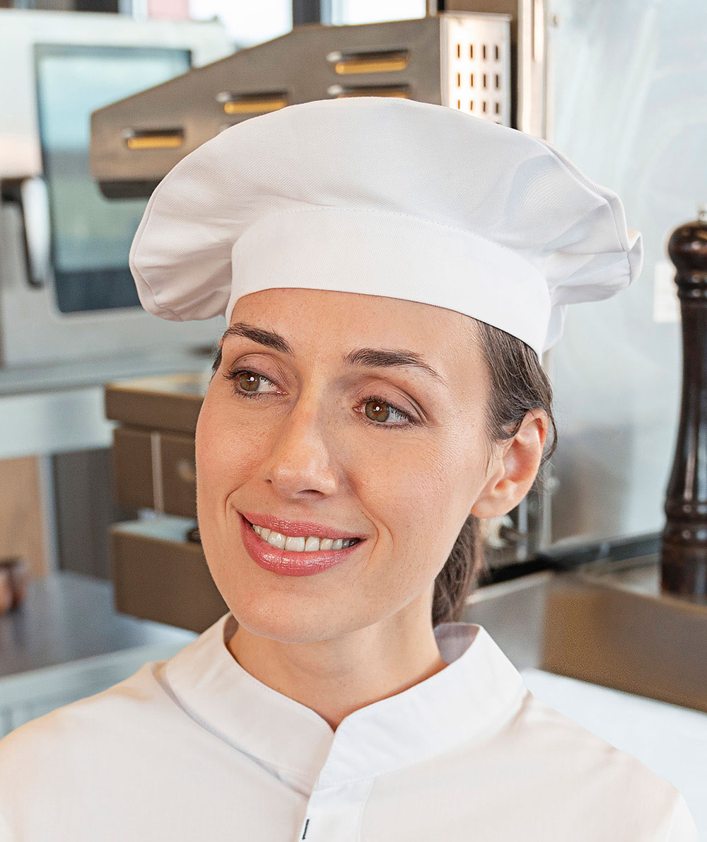 Karlowsky Luka chef&rsquo;s toque, White