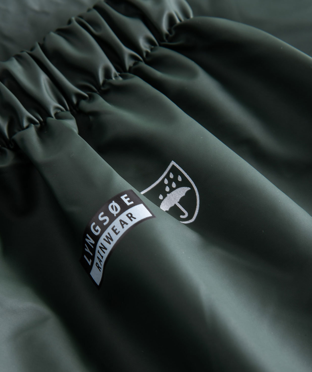 Lyngs&oslash;e PU rain trousers, Green, large image number 2