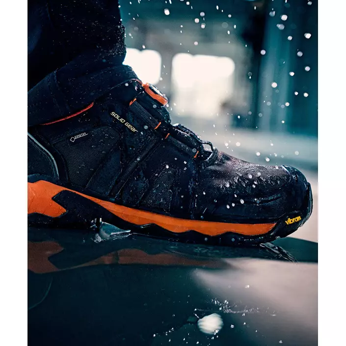 Solid Gear Tigris GTX AG Low safety shoes S3, Black/Orange, large image number 2