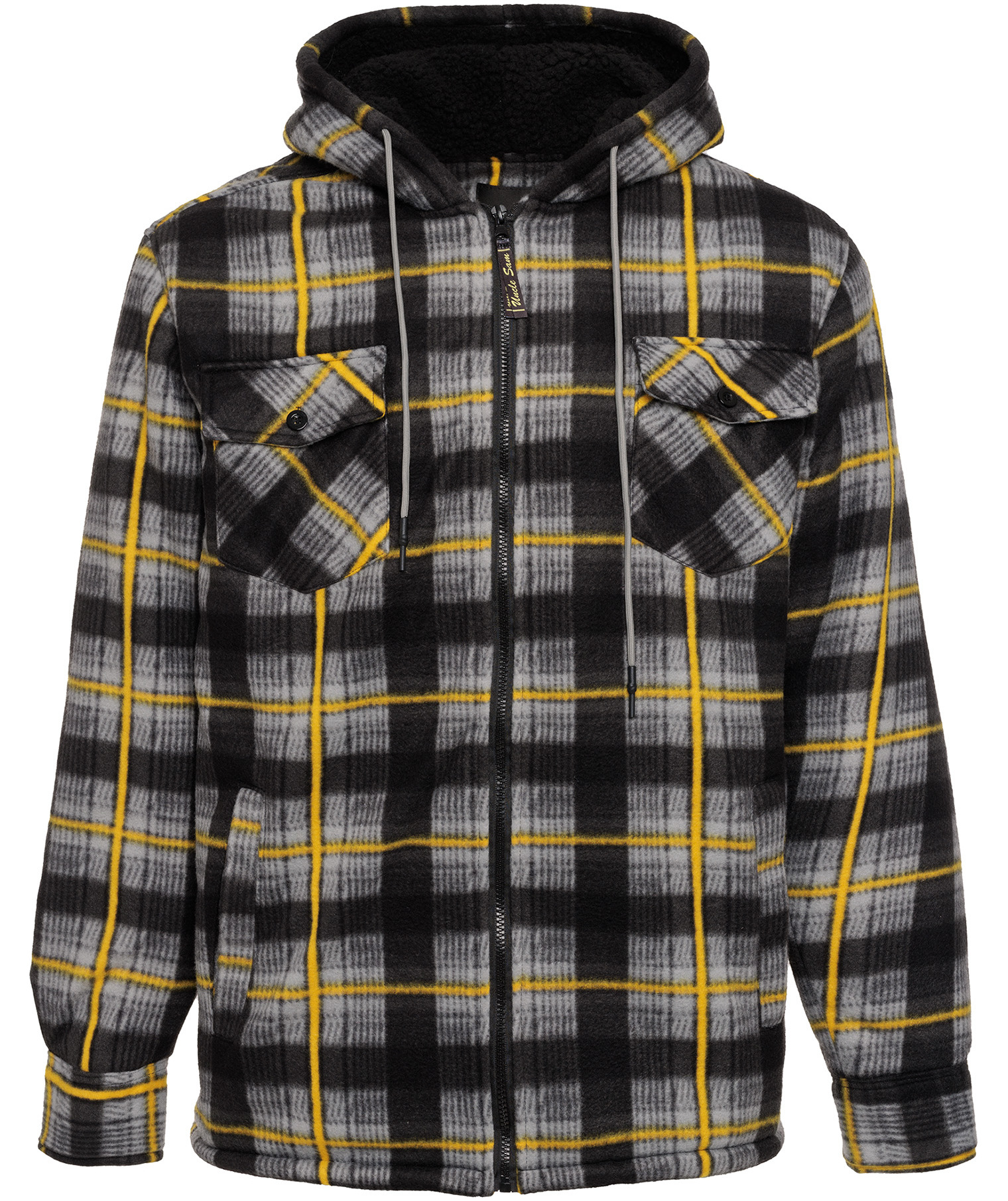 Uncle Sam flannel skjortejakke, Navy/black, large image number 0