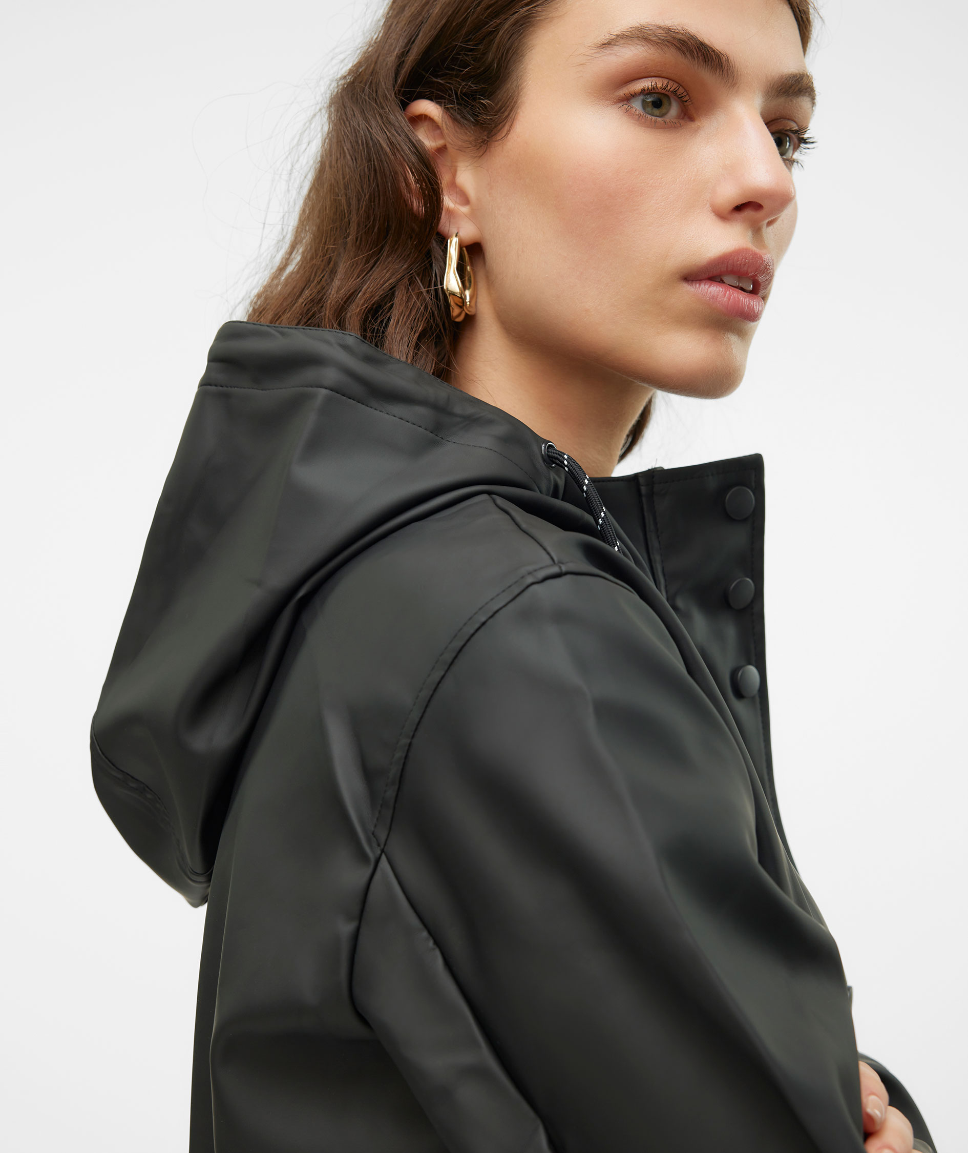 Vero Moda VMMALOU rain jacket, Black, large image number 4