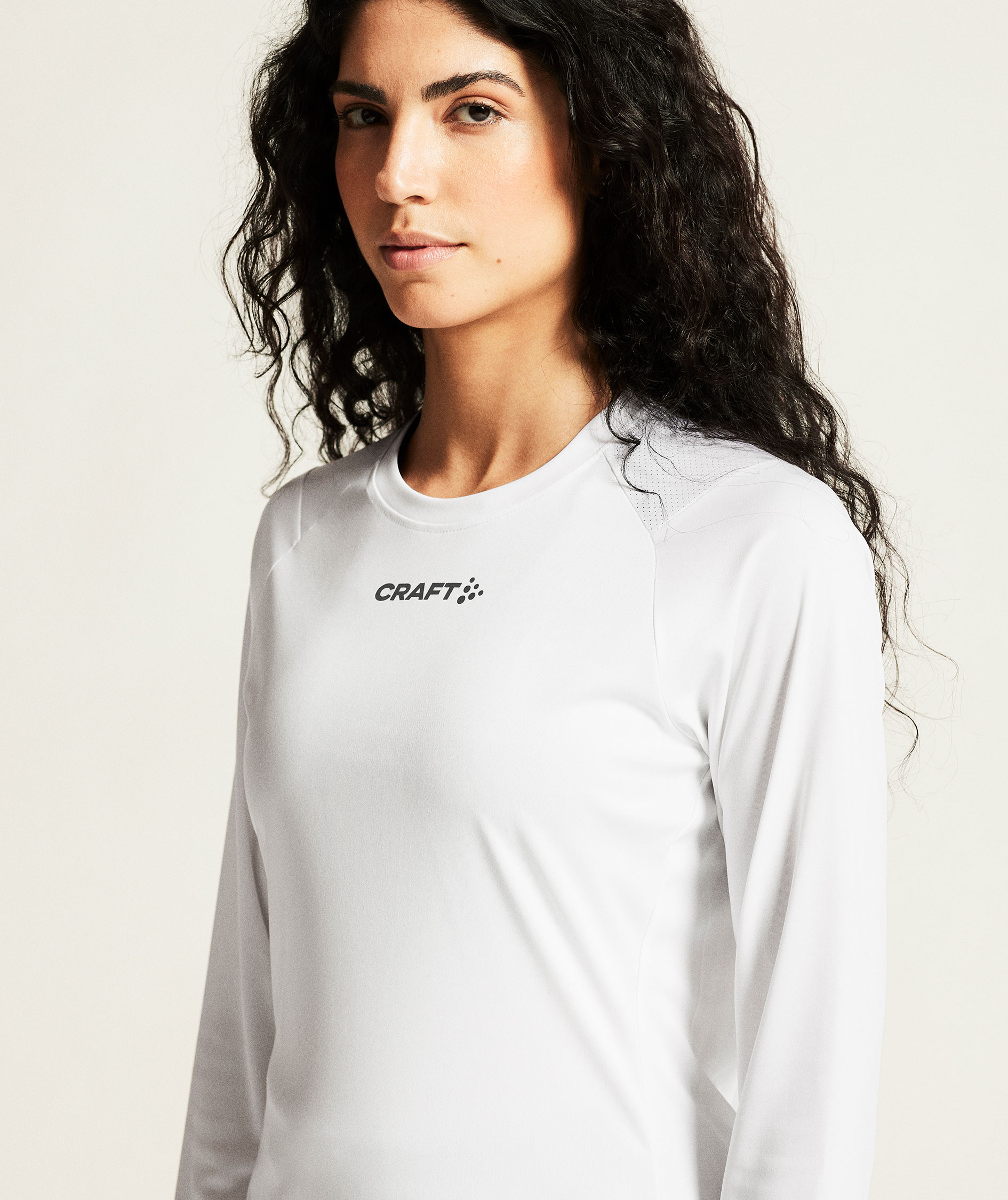 Craft Rush 2.0 women's long-sleeved T-shirt, White, large image number 5