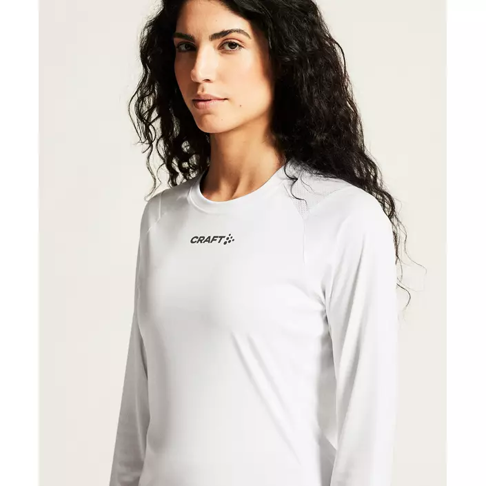 Craft Rush 2.0 långärmad T-shirt dam, White, large image number 5