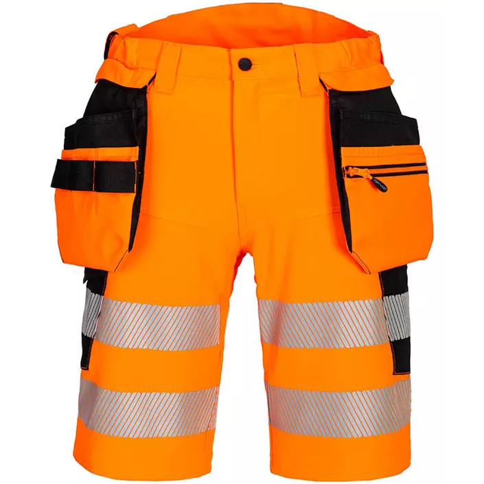 Portwest DX4 craftsman shorts full stretch, Hi-Vis Orange/Black, large image number 0