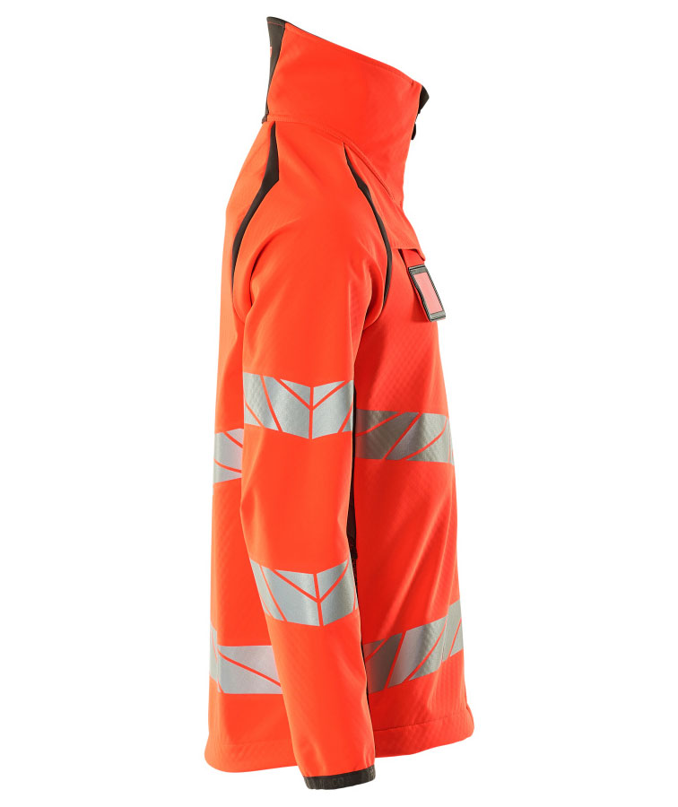 Mascot Accelerate Safe softshelljacka, Varsel r&ouml;d/M&ouml;rk antracit, large image number 2