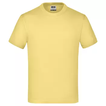 James & Nicholson Junior Basic-T T-shirt til børn, Light-yellow