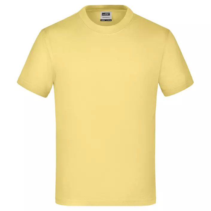 James & Nicholson Junior Basic-T T-shirt for barn, Light-yellow, large image number 0