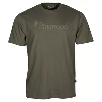 Pinewood Outdoor Life T-shirt, Dark Green