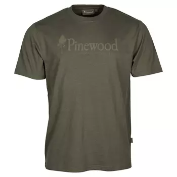 Pinewood Outdoor Life T-shirt, Dark Green