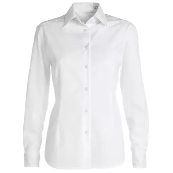 Kentaur modern fit langærmet service dameskjorte, Hvid