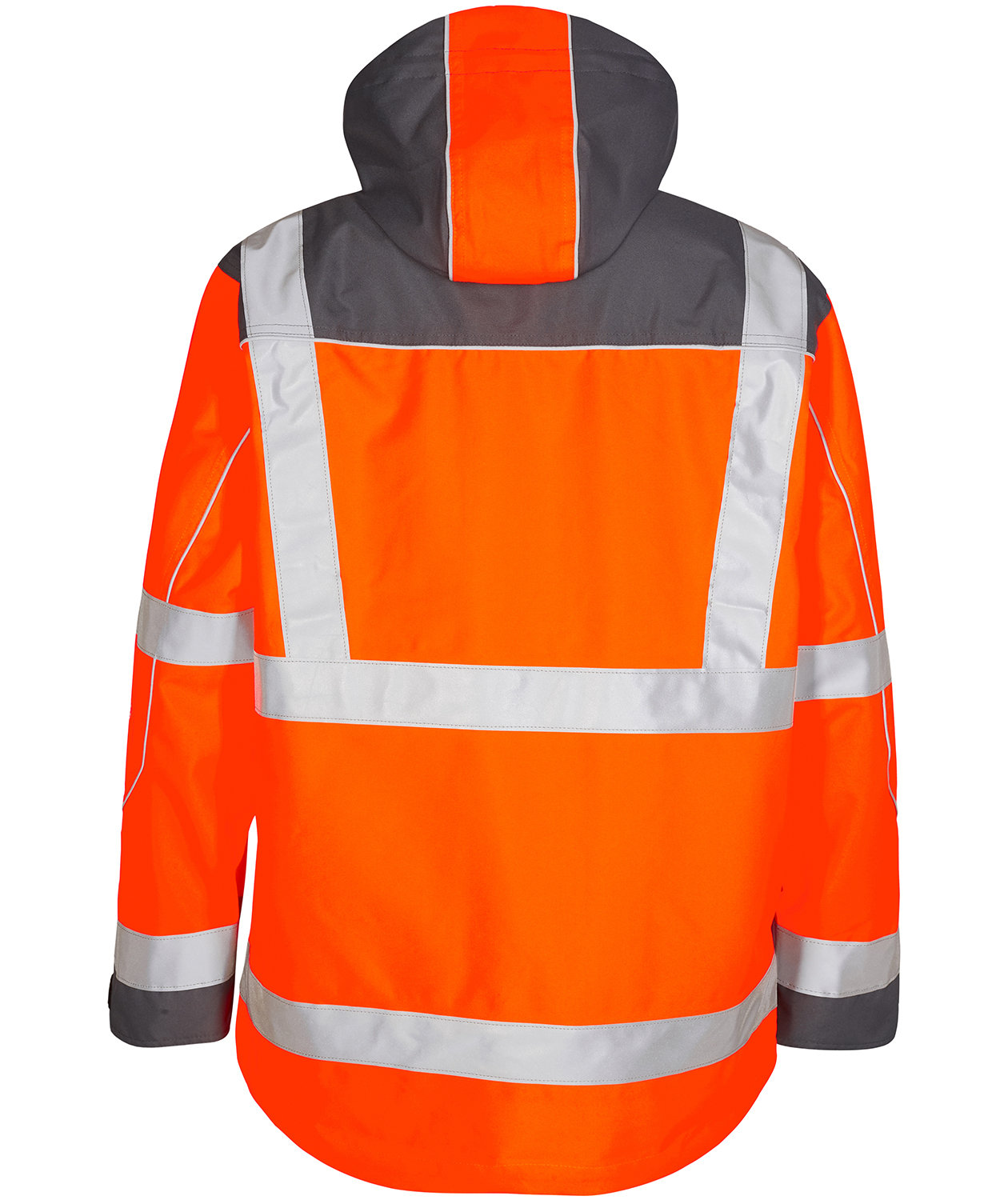 Engel Safety shell jacket, Hi-vis orange/Grey