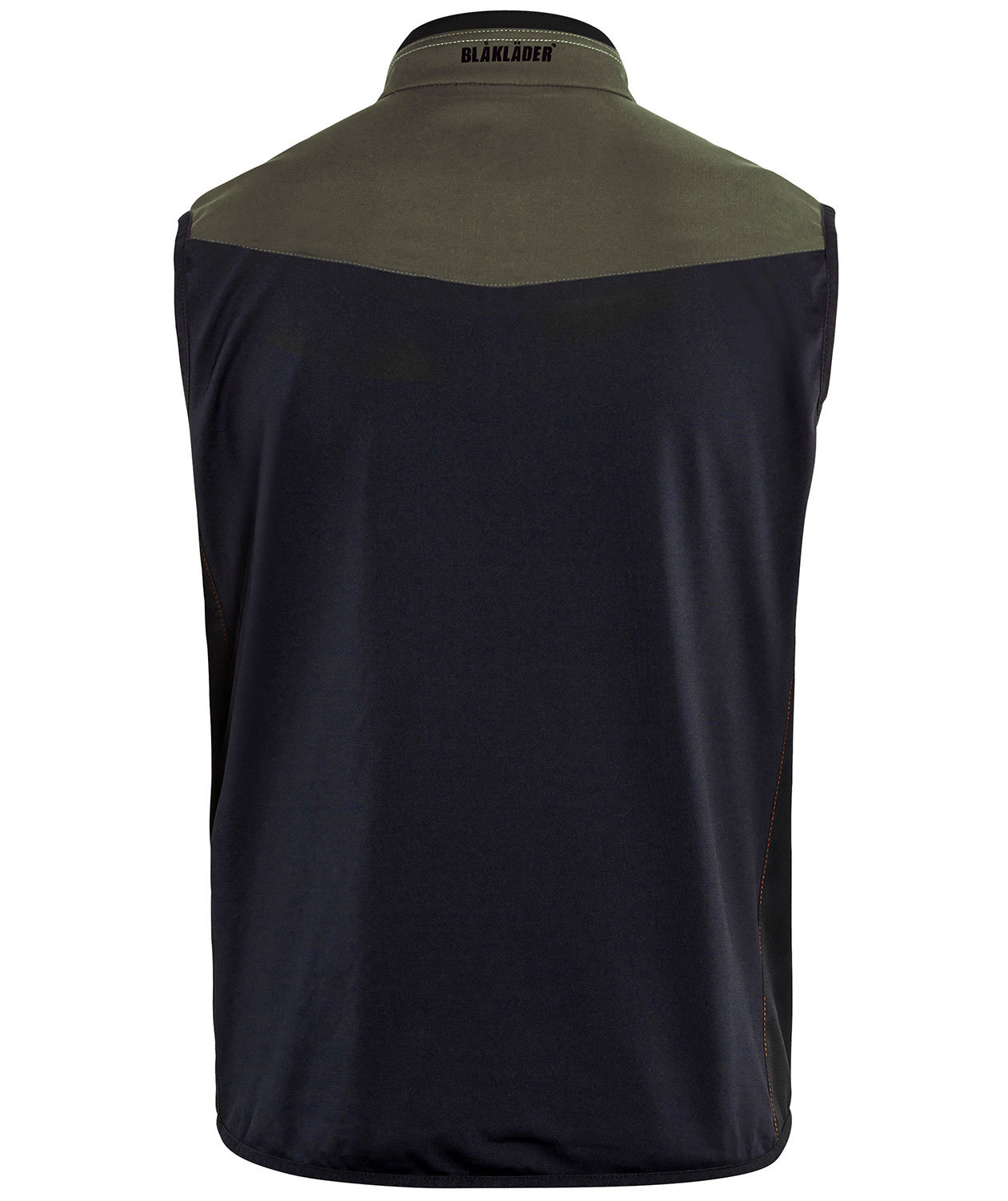 Bl&aring;kl&auml;der Unite softshell vest, Olive Green/Black, large image number 2