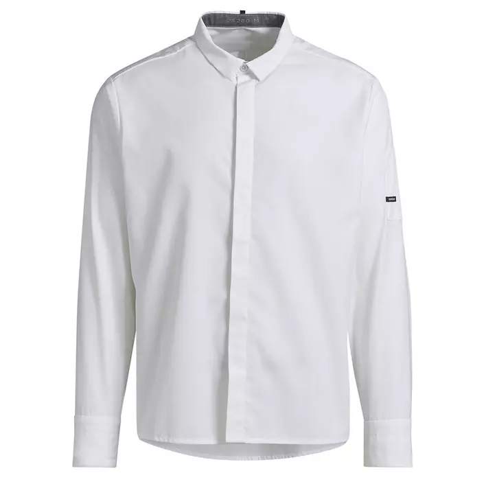 Kentaur modern fit chefs-/service shirt, White, large image number 0