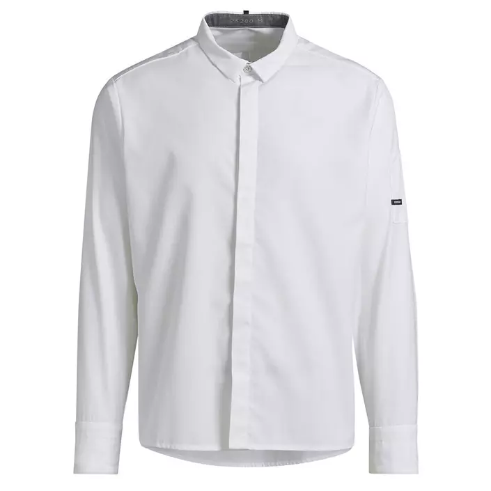 Kentaur modern fit kokke-/service skjorte, Hvid, large image number 0