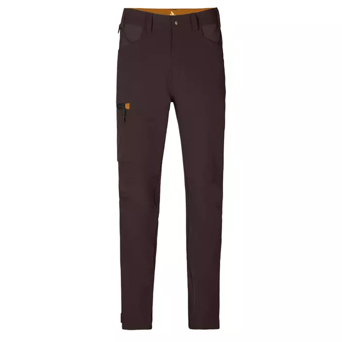 Seeland Dog Active trousers, Dark brown, large image number 0