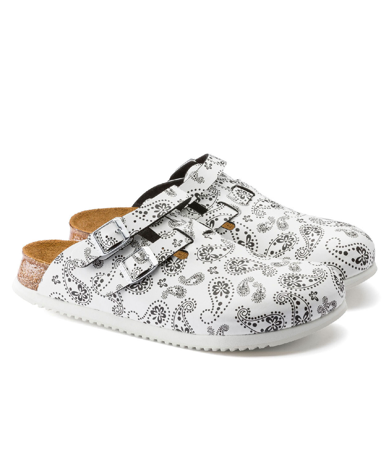 Birkenstock Kay SL Narrow Fit women's sandals, White/Black, large image number 4