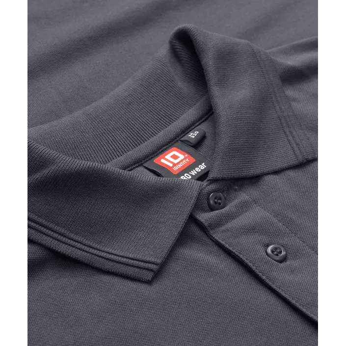 ID PRO Wear Polo shirt with chest pocket, Silver Grey, large image number 3