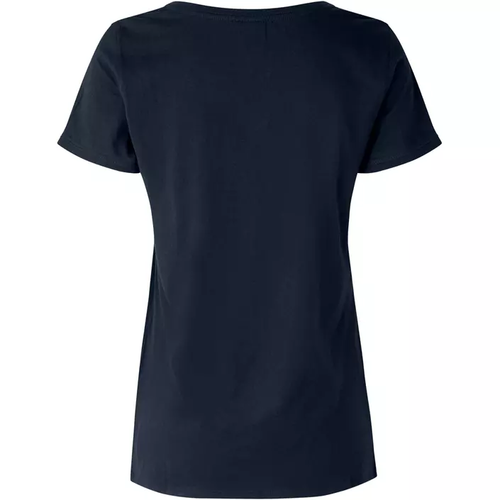 ID V-hals T-skjorte dame, Navy, large image number 1
