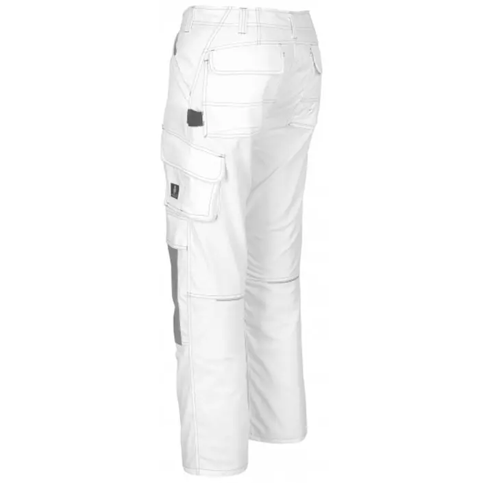 Mascot Hardwear Lerida work trousers, White, large image number 2