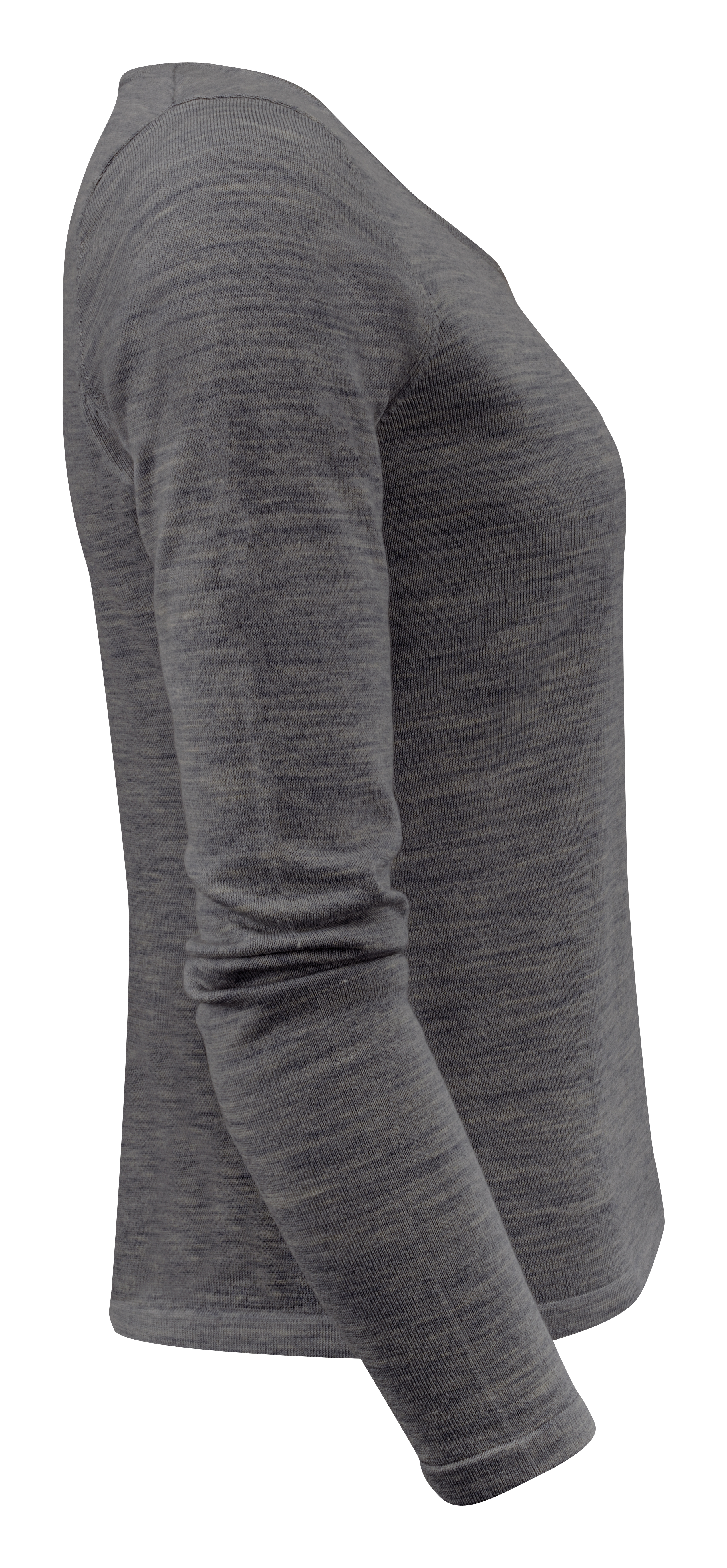 J. Harvest & Frost Damen Strickpullover mit Merinowolle, Dark Grey Melange, large image number 2