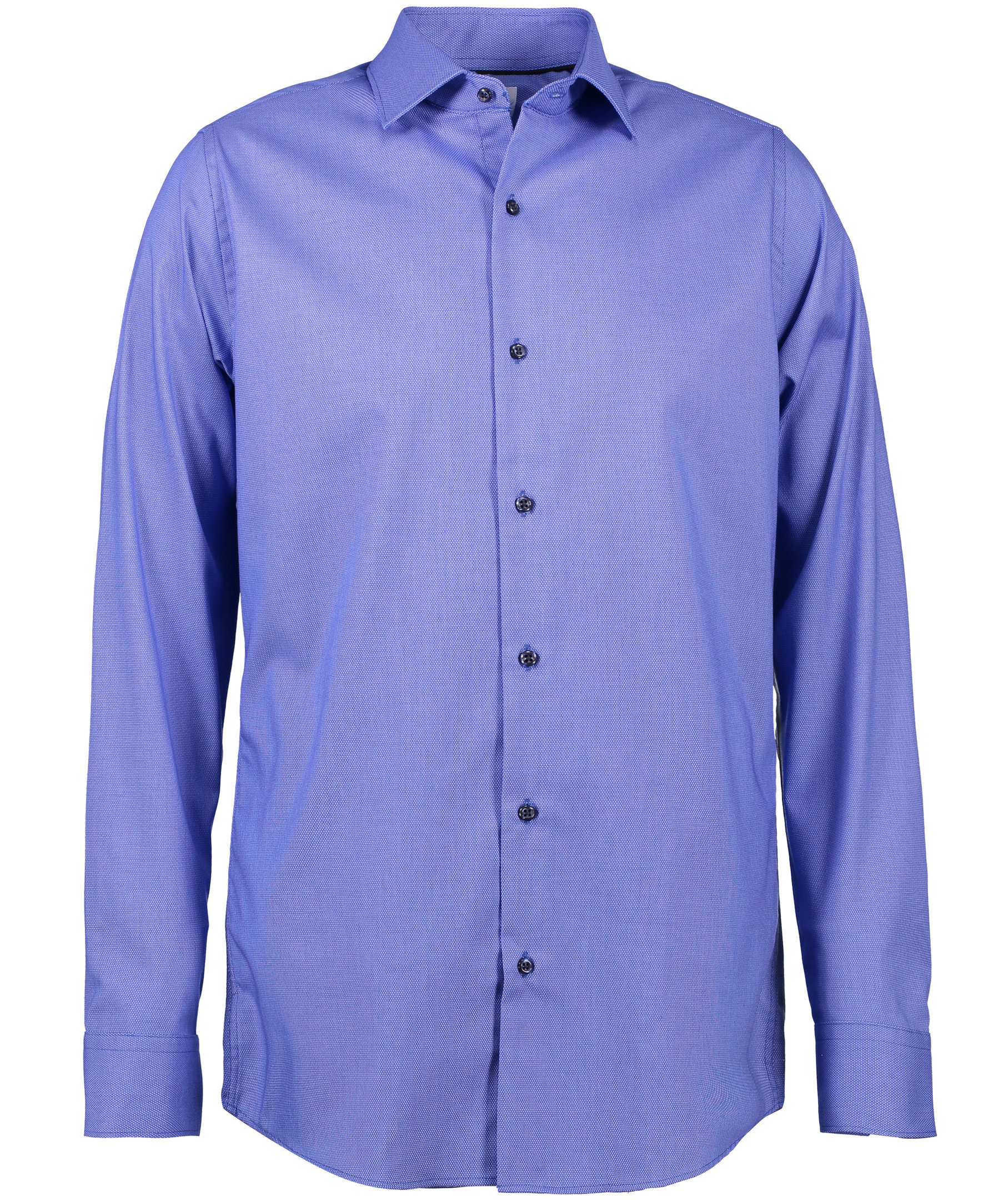 Seven Seas Dobby Royal Oxford Slim fit skjorte, Fransk Bl&aring;, large image number 2