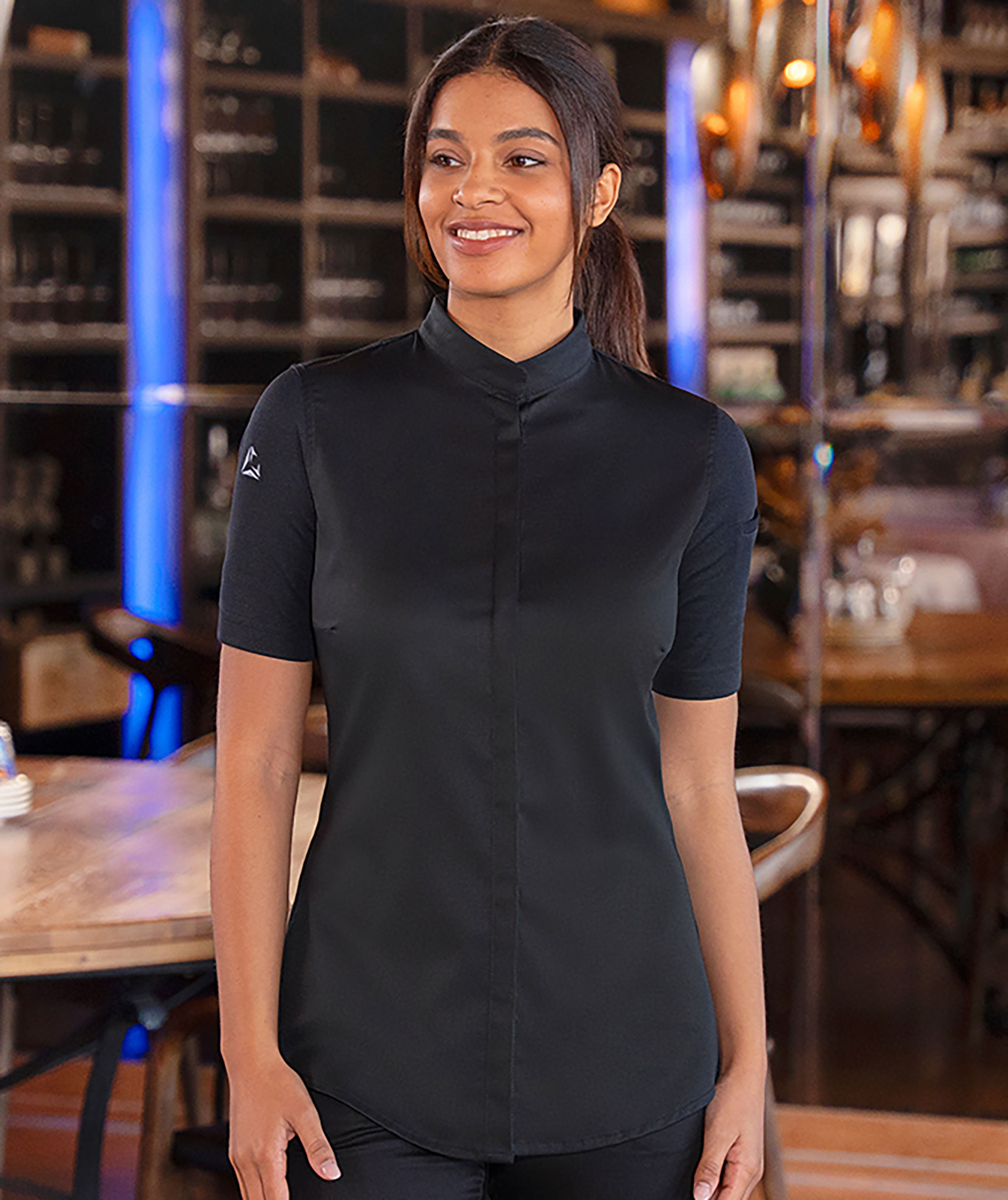 Karlowsky DIAMOND CUT&reg; Avantgarde kort&auml;rmad kockjacka dam