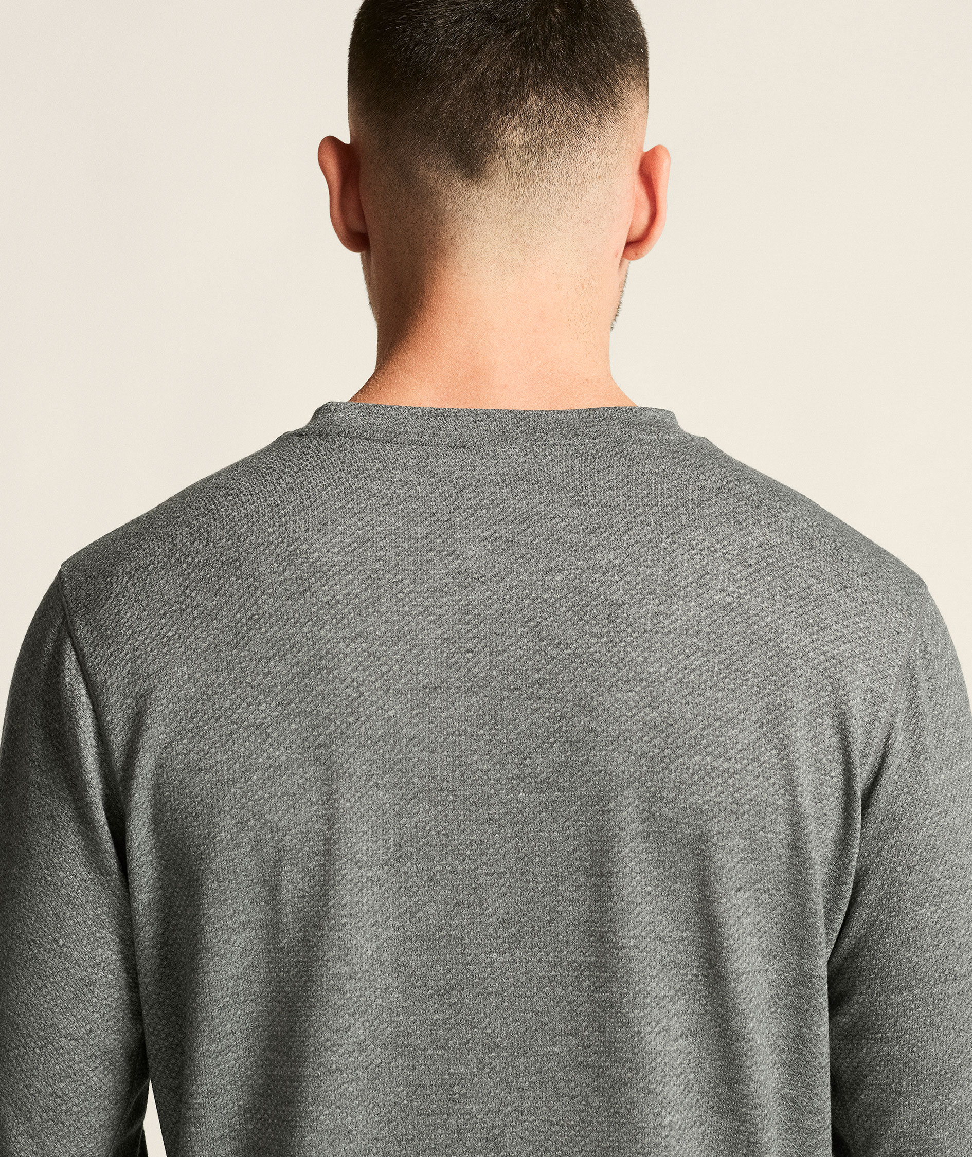 Craft Thermal Mesh baselayer sweater, Dark Grey Melange, large image number 4