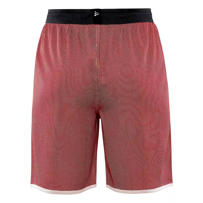 Craft Progress vändbar shorts dam, Bright red/white, large image number 3