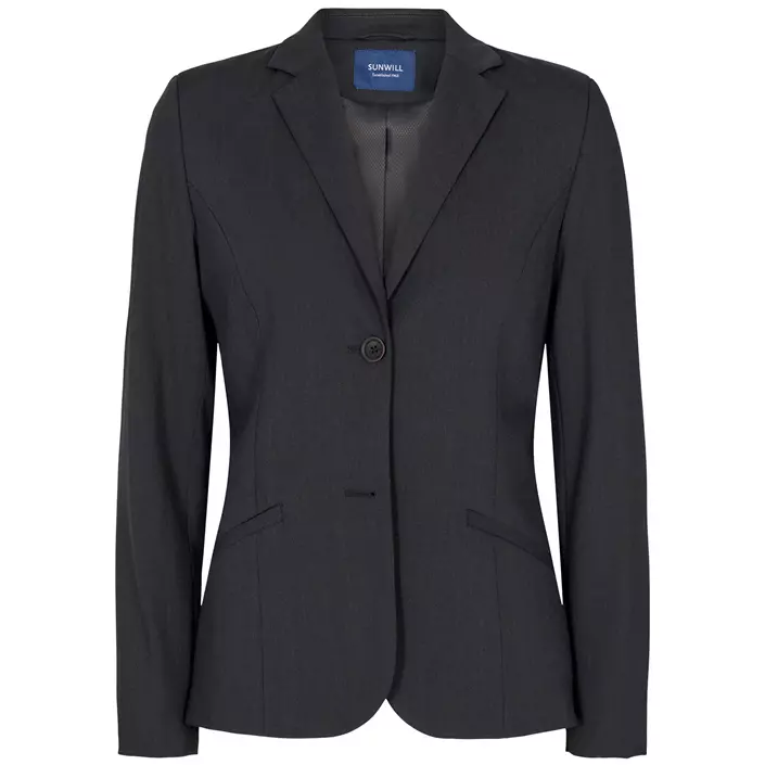Sunwill Traveller Bistretch Regular fit women's blazer, Charcoal, large image number 0