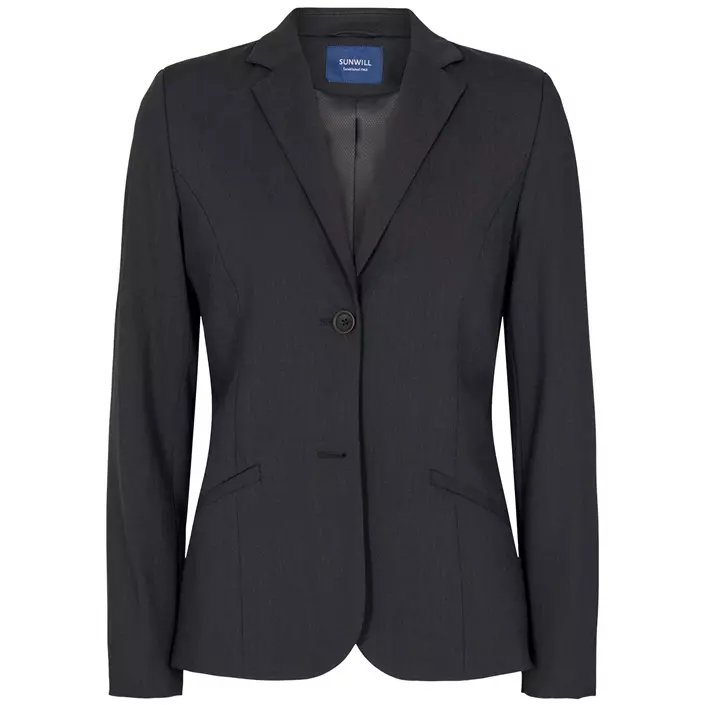 Sunwill Traveller Bistretch Regular fit women's blazer, Charcoal, large image number 0