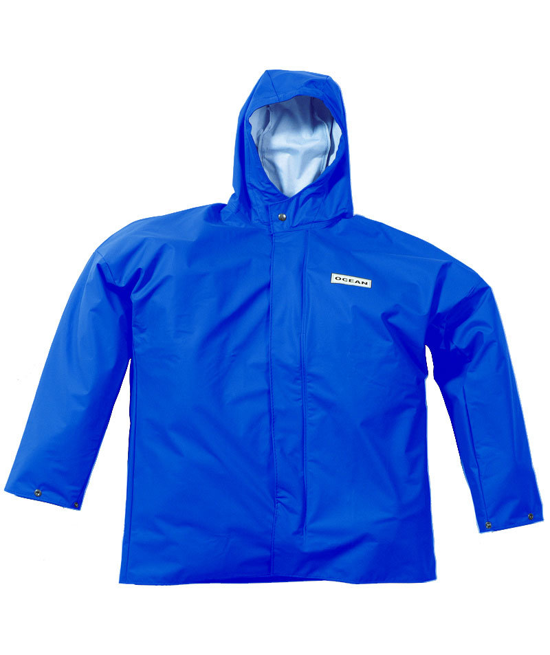 C4555.000.007 Condor Arbeitskleidung Regenjacke blau PU-beschichtet Größe 