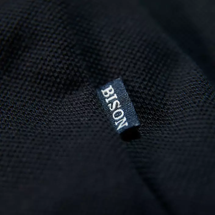 Bison Signature polo T-shirt, Black, large image number 3