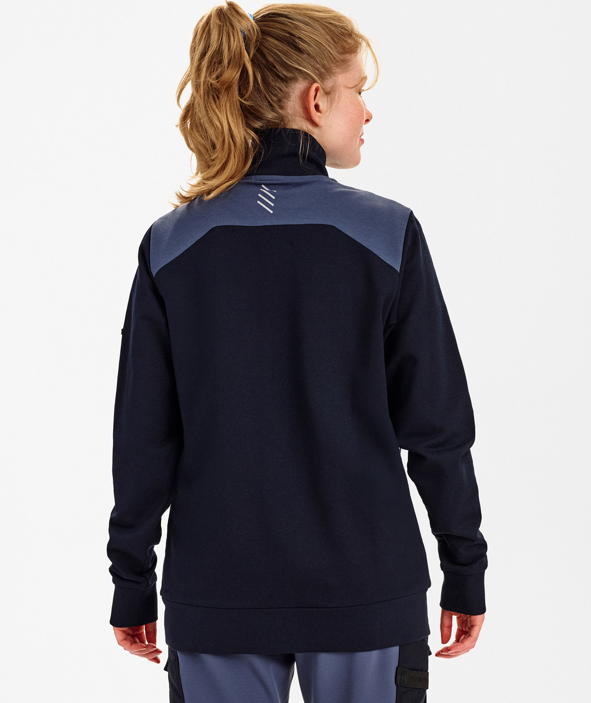 Engel Entire sweat cardigan dam, Deep Blue/Dark Sea, large image number 4