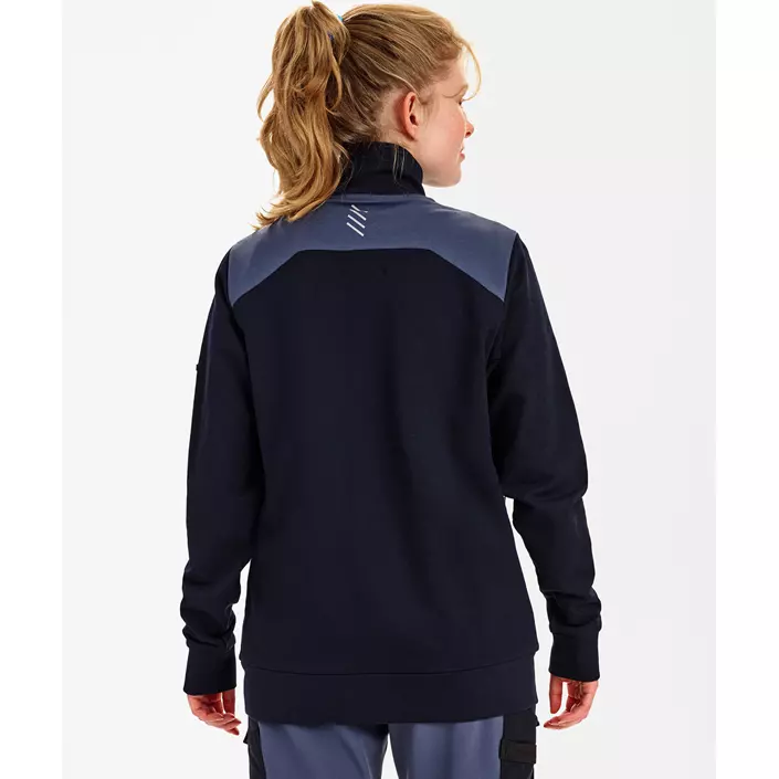 Engel Entire sweat cardigan dam, Deep Blue/Dark Sea, large image number 4