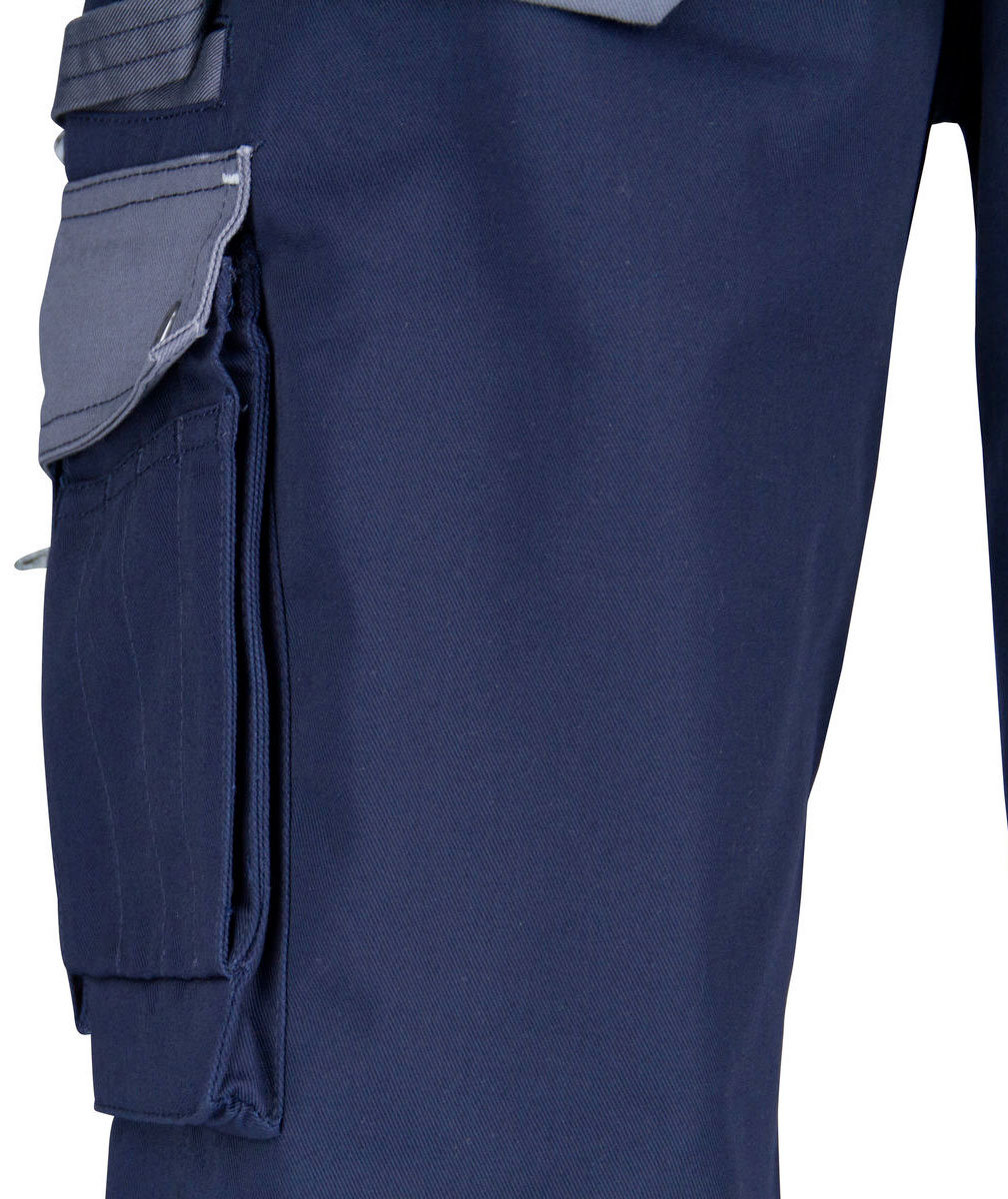 Kramp Original arbeidsbukse med belte, Marine/Gr&aring;, large image number 7