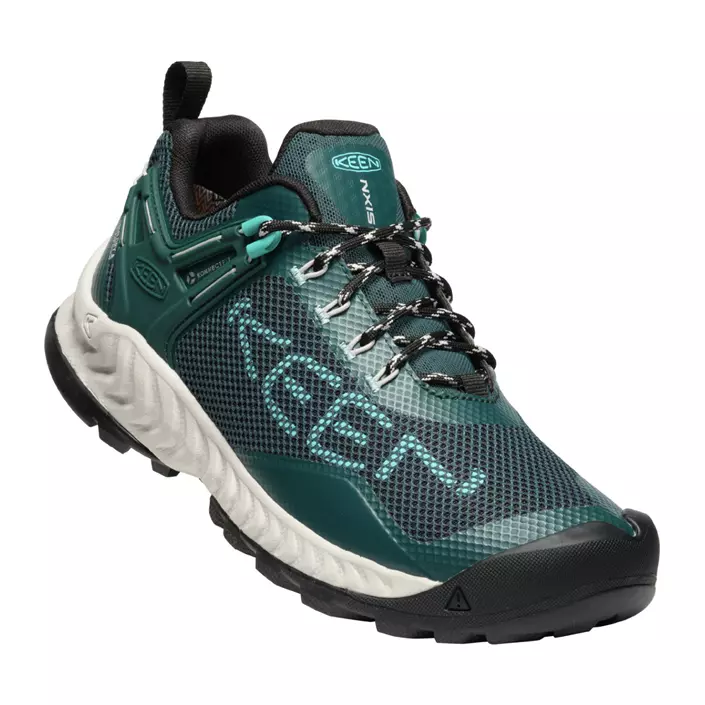 Keen Nxis Evo MID women's hiking shoes, Sea/Moss/Ipanema, large image number 0