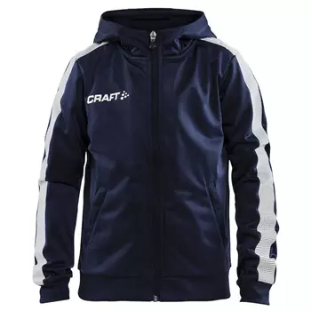 Craft Pro Control hoodie/huvtröja till barn, Navy/White