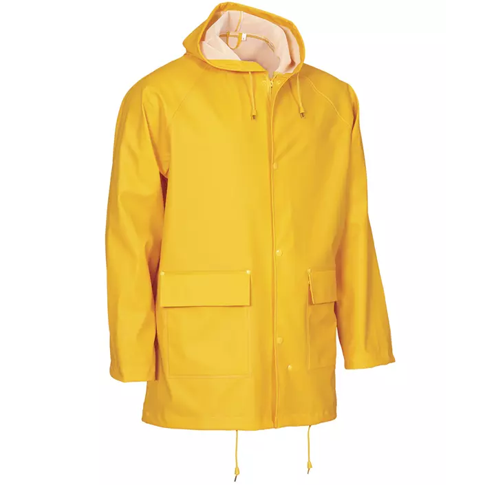 Elka Elements Outdoor PU/PVC rain jacket, Yellow, large image number 0