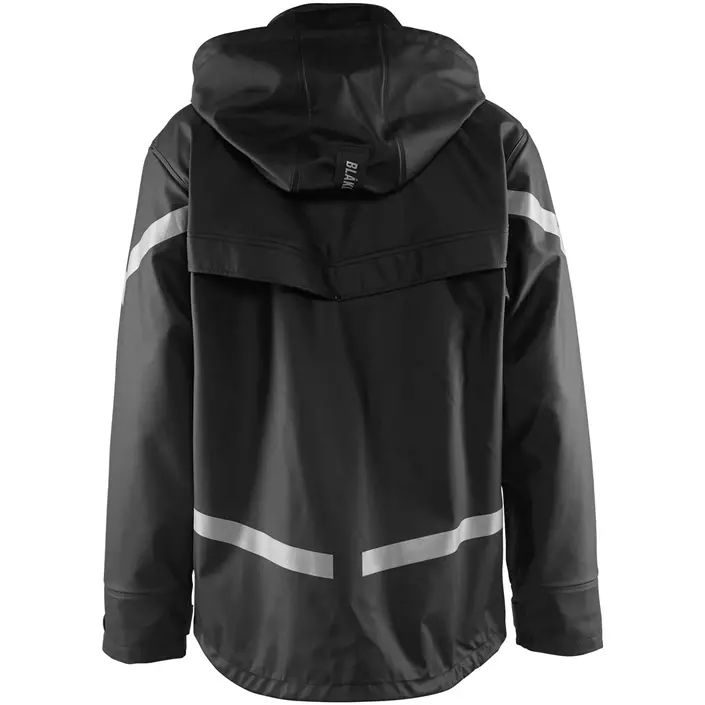Blåkläder rain jacket, Black, large image number 2