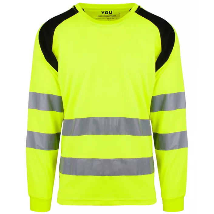 YOU Lund long-sleeved T-shirt, Hi-Vis Yellow, large image number 0