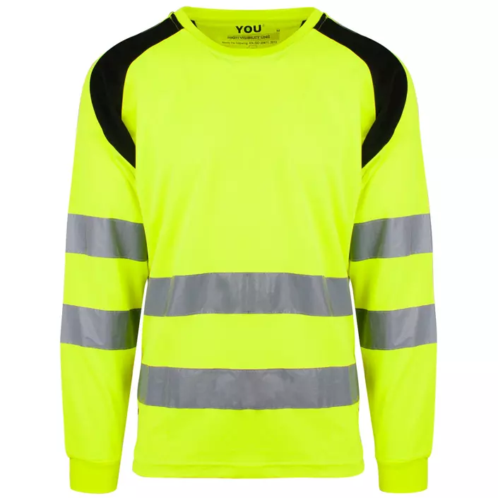 YOU Lund long-sleeved T-shirt, Hi-Vis Yellow, large image number 0