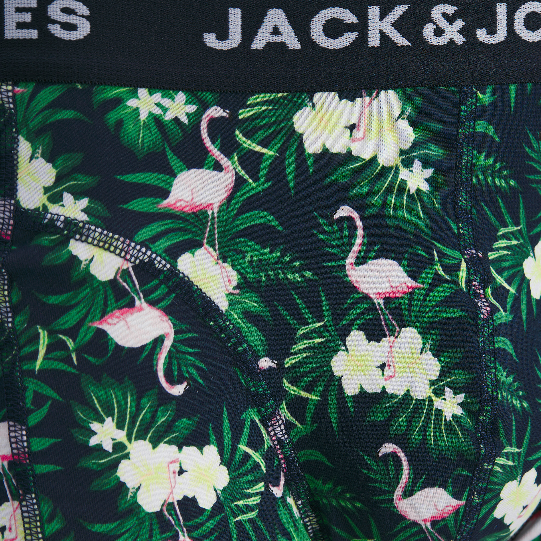 Jack & Jones JACFLAMINGO FLOWER 3-pack boksershorts, Black, large image number 3
